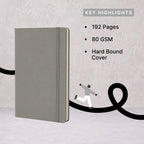 Loope Solid Notebook A5 - Grey