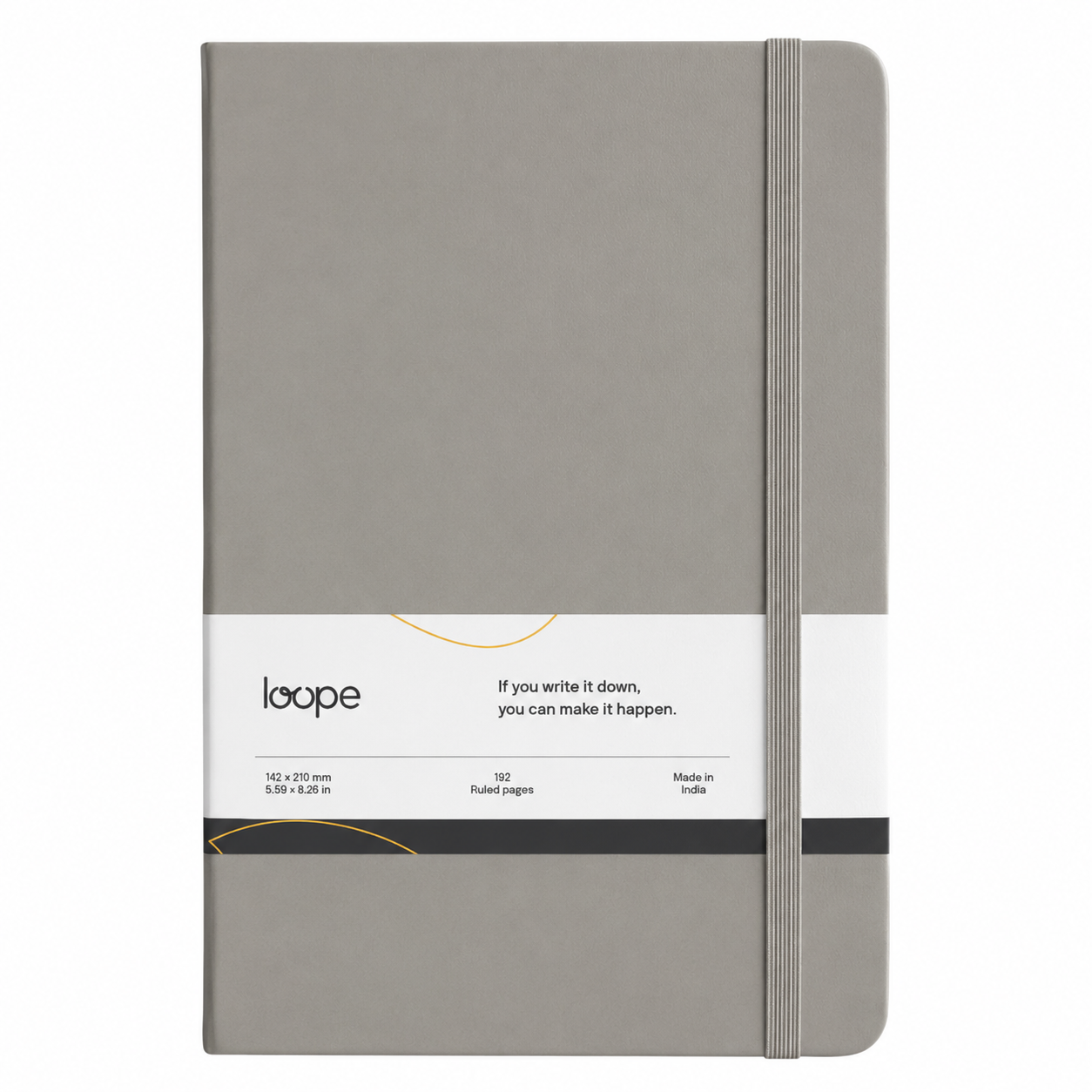 Loope Solid Notebook A6 - Grey | Loope | ST0069263