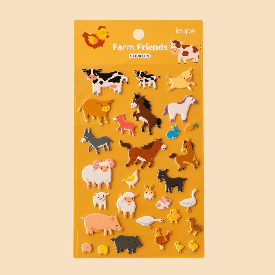 Loope Puffy Sicker - Farm Friends | Loope | ST0069434