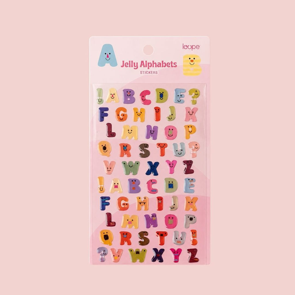 Loope Jelly Stickers - Alphabets