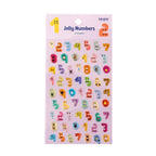 Loope Jelly Sticker - Numbers