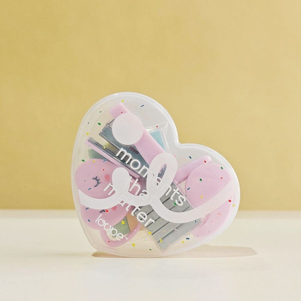 Loope Stationery Set - Valentine Heart