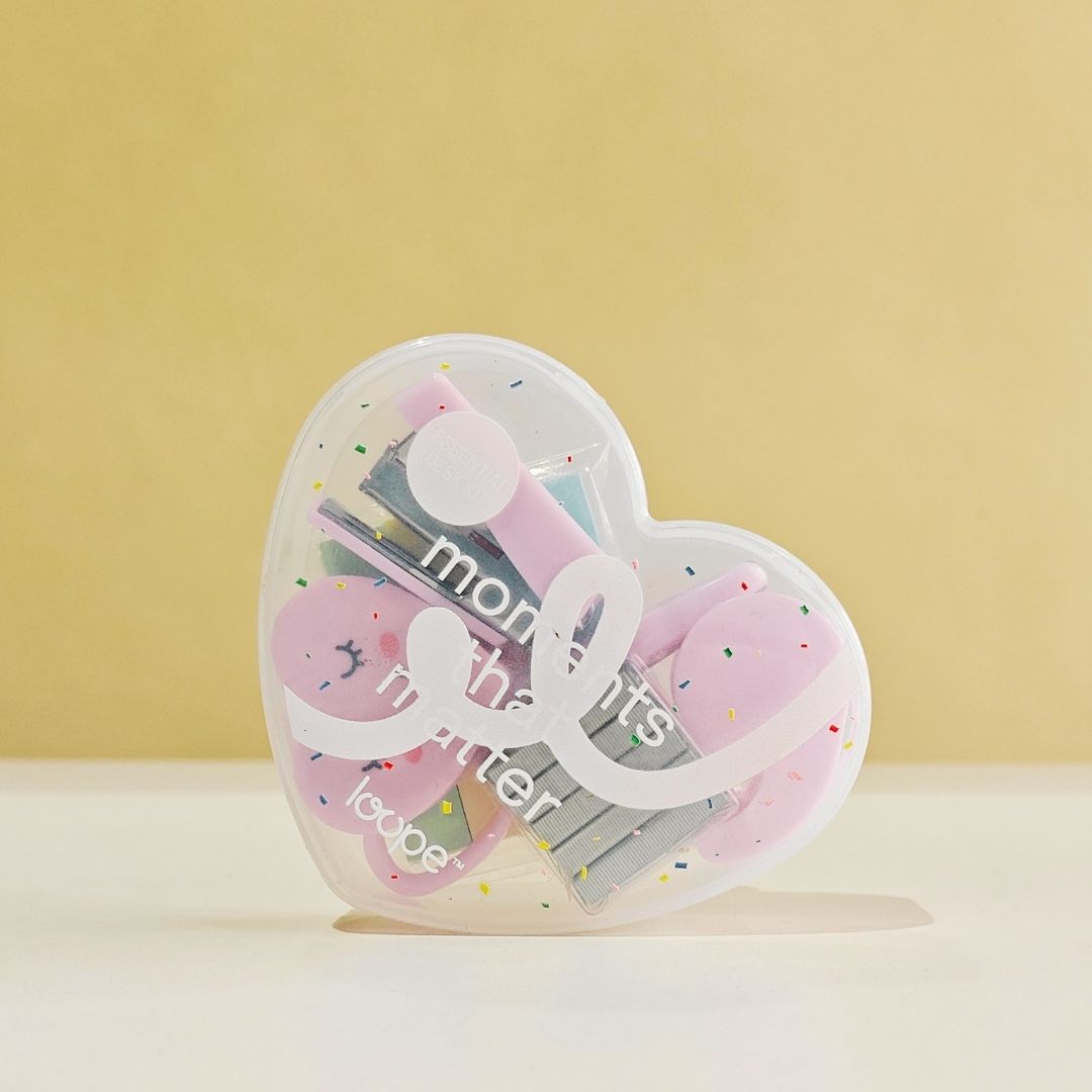 Loope Stationery Set - Valentine Heart | Loope | ST0070308