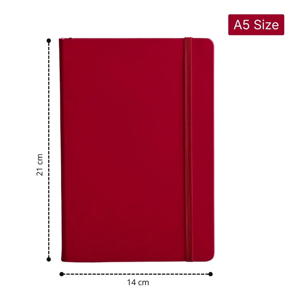Loope Solid Notebook A5 - Maroon
