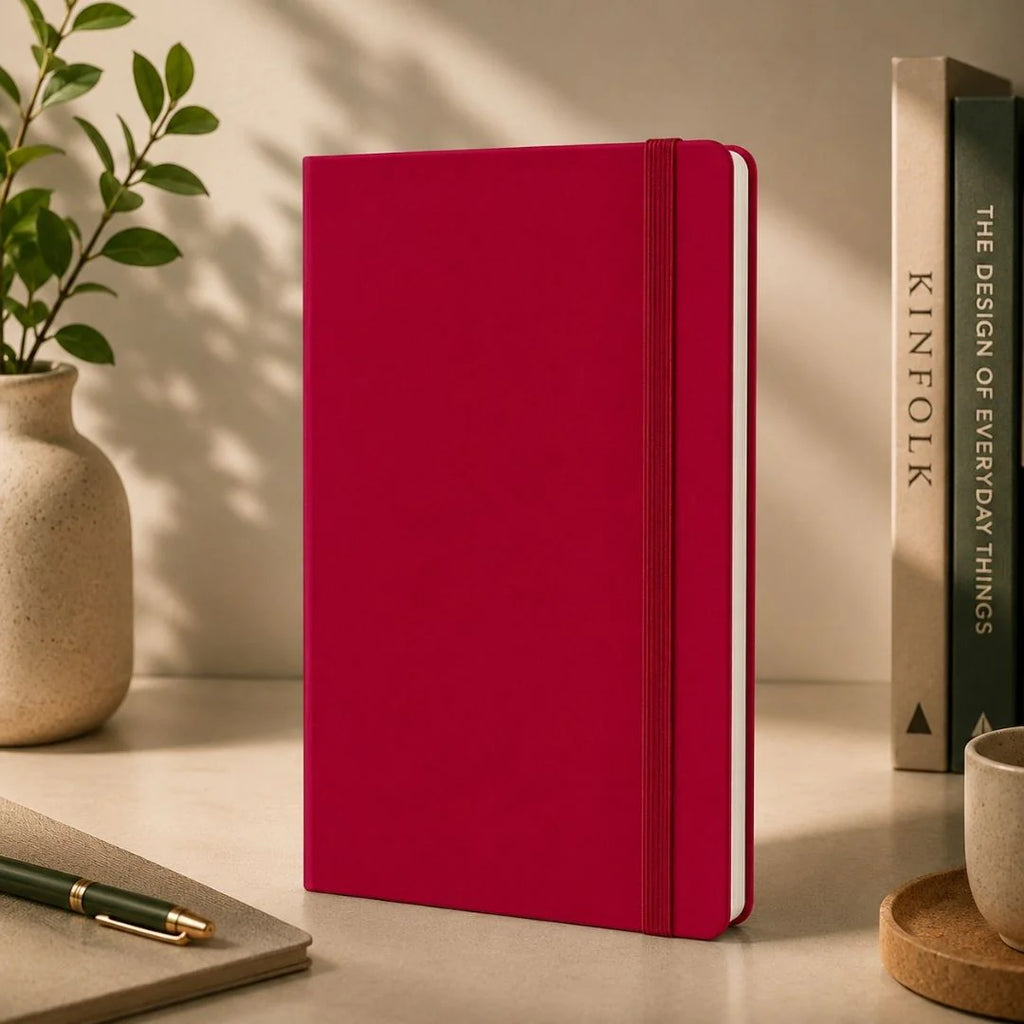 Loope Solid Notebook A5 - Maroon
