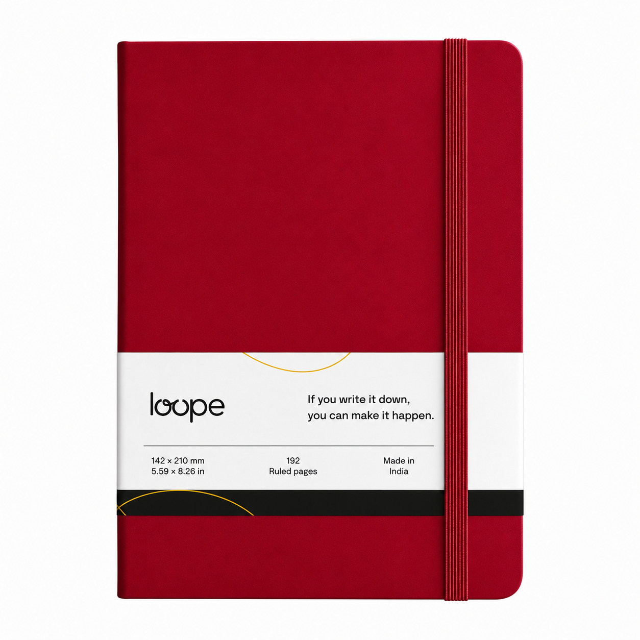 Loope Solid Notebook A6 - Maroon | Loope | ST0071407