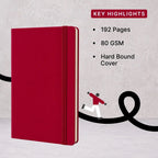 Loope Solid Notebook A6 - Maroon