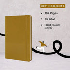 Loope Solid Notebook A6 - Golden