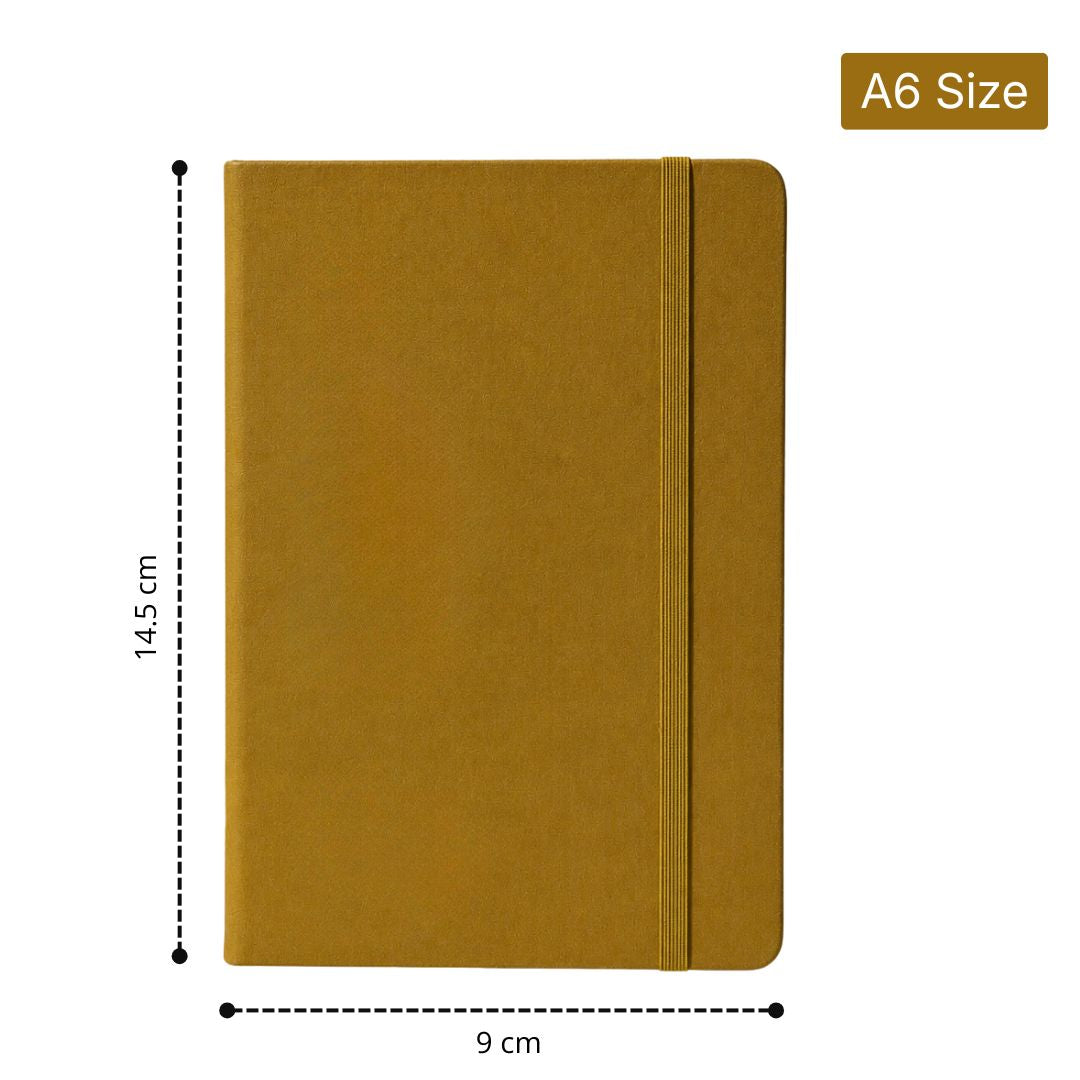 Loope Solid Notebook A6 - Golden | Loope | ST0071409