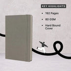 Loope Solid Notebook A5 - Silver