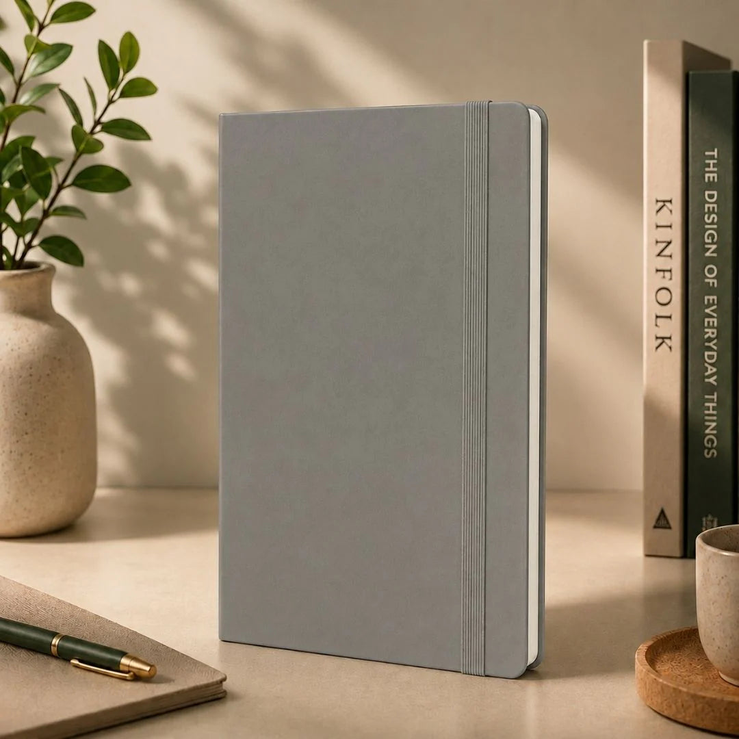 Loope Solid Notebook A5 - Silver | Loope | ST0071410