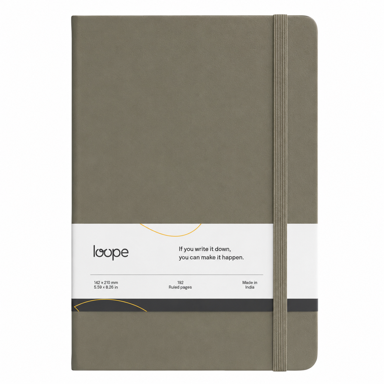 Loope Solid Notebook A6 - Silver | Loope | ST0071411