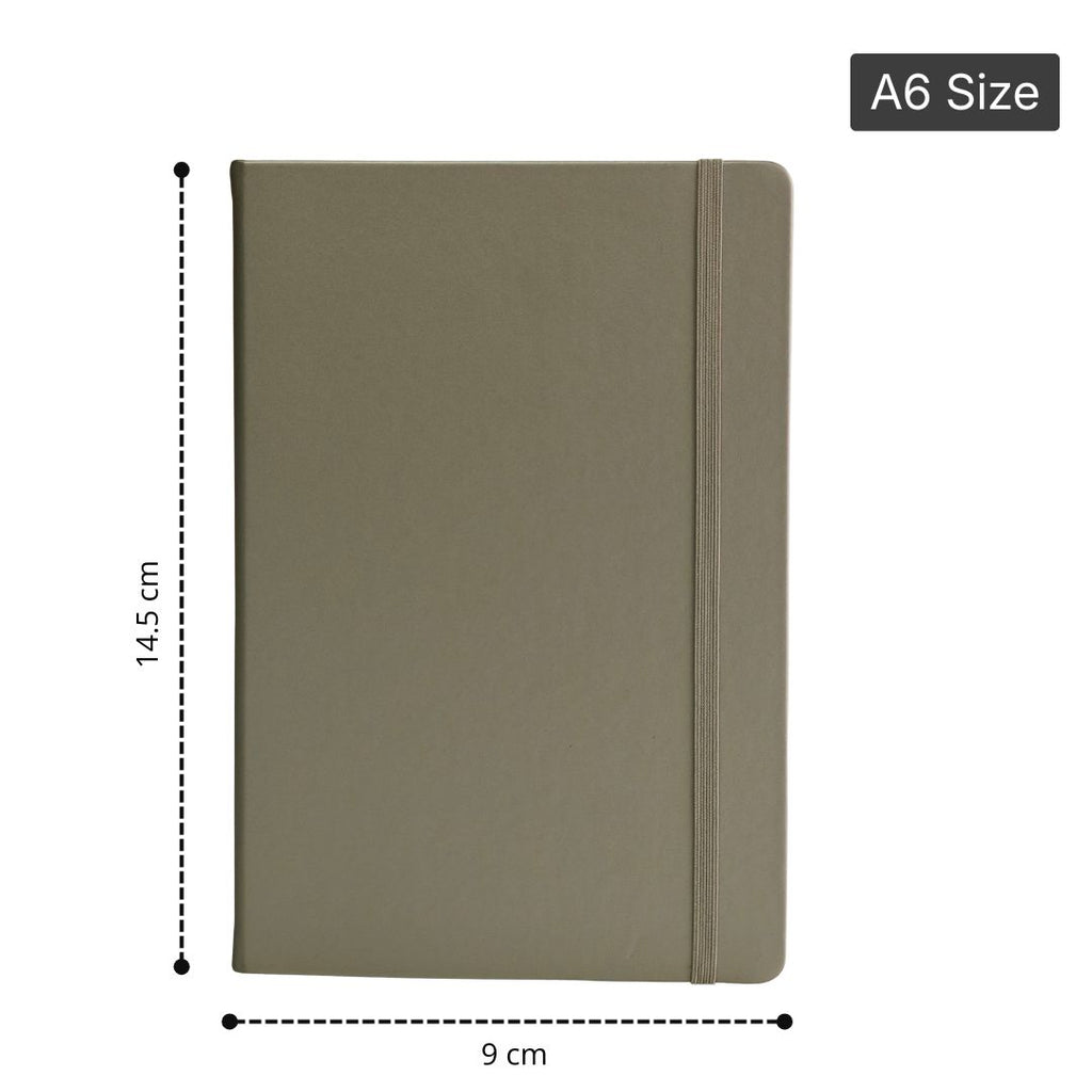 Loope Solid Notebook A6 - Silver