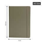 Loope Solid Notebook A6 - Silver