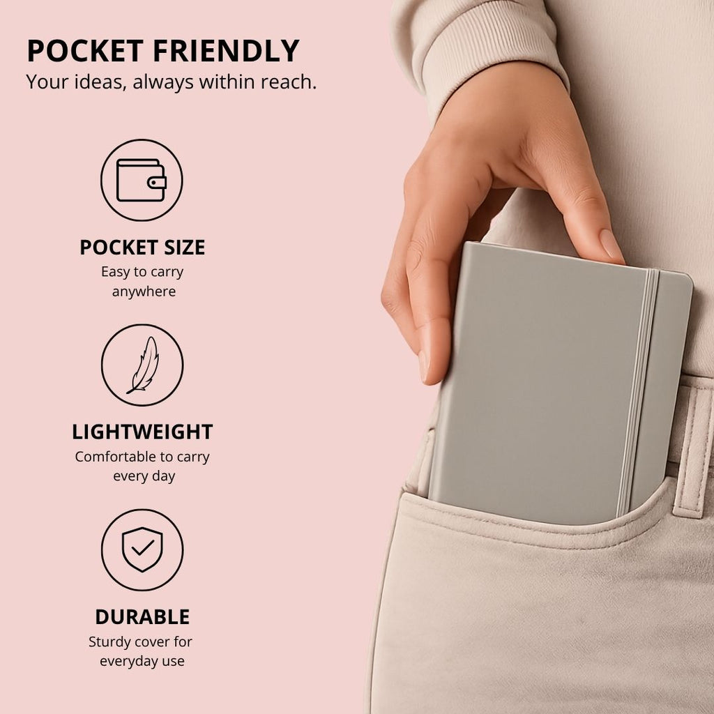 Loope Solid Notebook A6 - Grey