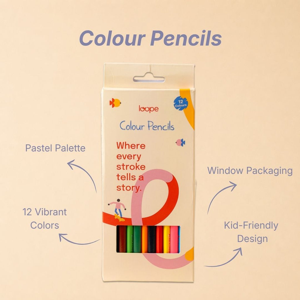 Loope Everyday Hugs Colour Pencils