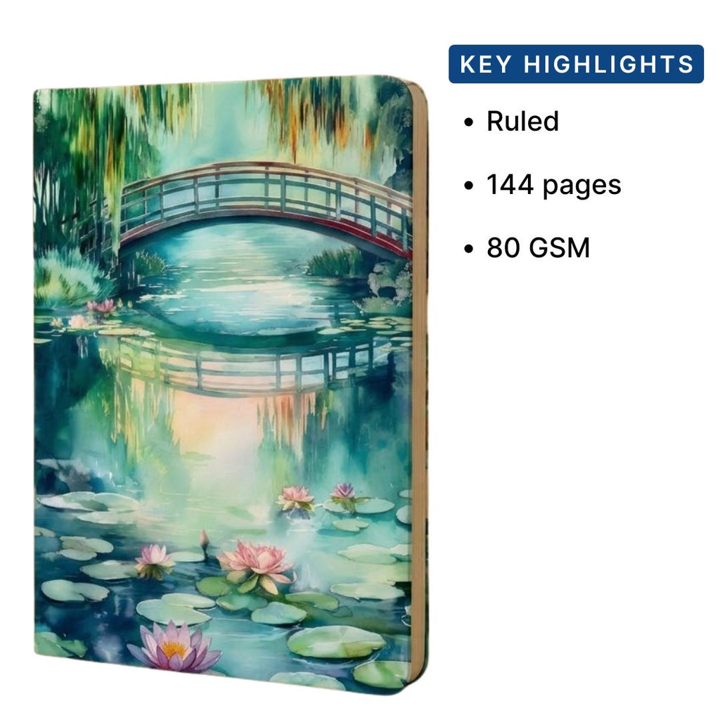 Loope The Water Lily Pond Notebook - A5