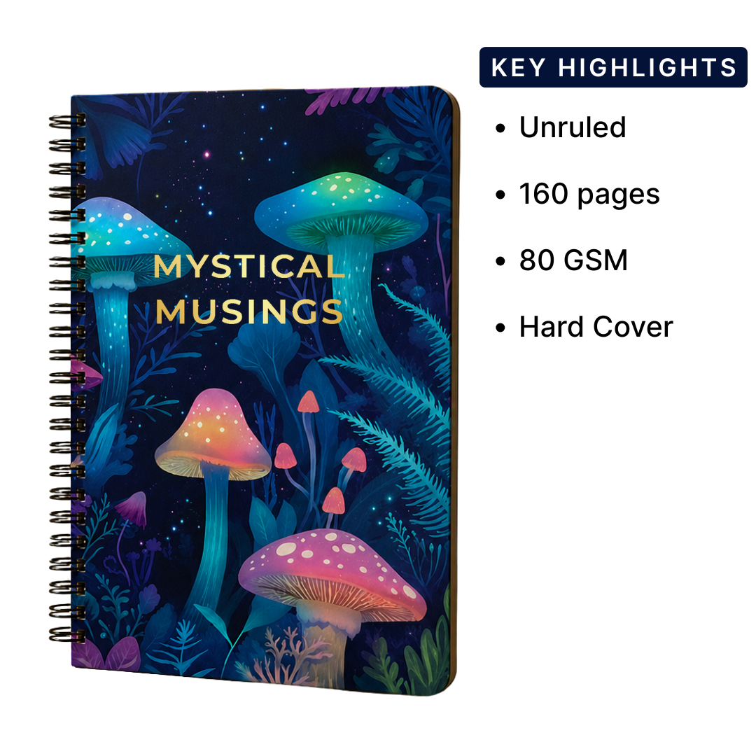 Loope Spiral Notebook A5  - Mystical Musings | Loope | ST0069594