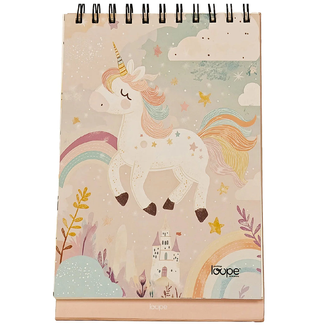 Loope Kids A4 Sketch Pad - Unicorn