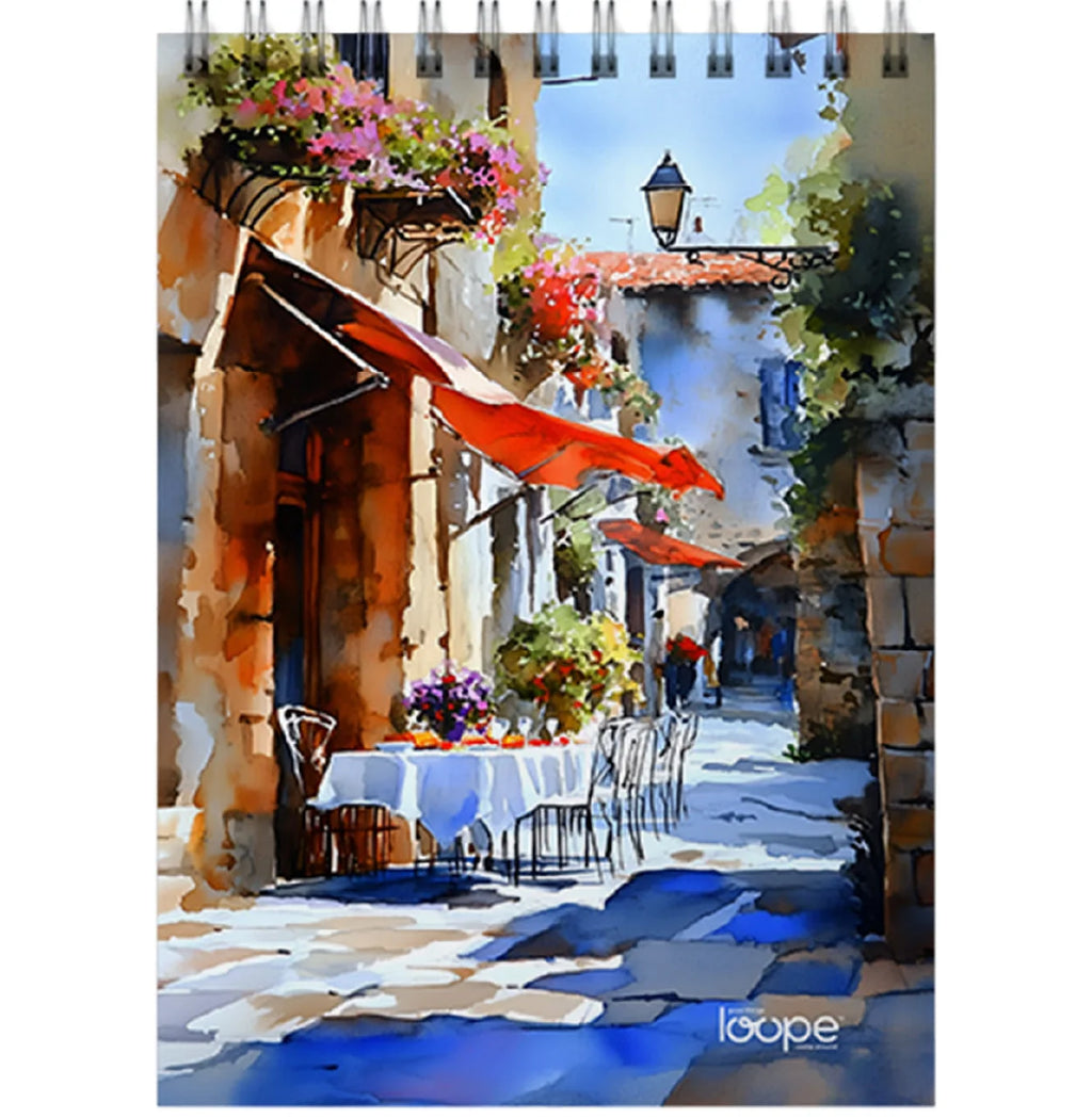 Loope A4 Sketch Pad -  Europe Street